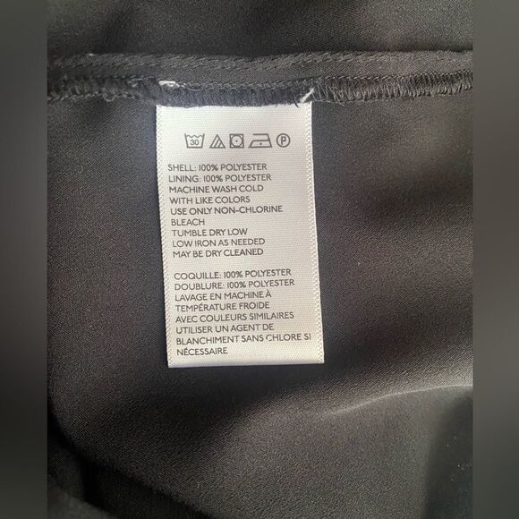 Kimchi Blue  Mini Dress Women Sz 10 Black  Embroidery Button Lace Sleeve Chiffon - Picture 8 of 16